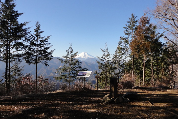 高畑山から見た富士山