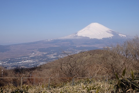 丸岳から見た富士山
