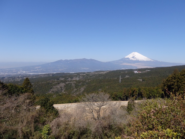 山中城跡から見た富士山