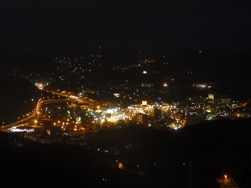 測量山から見た夜景