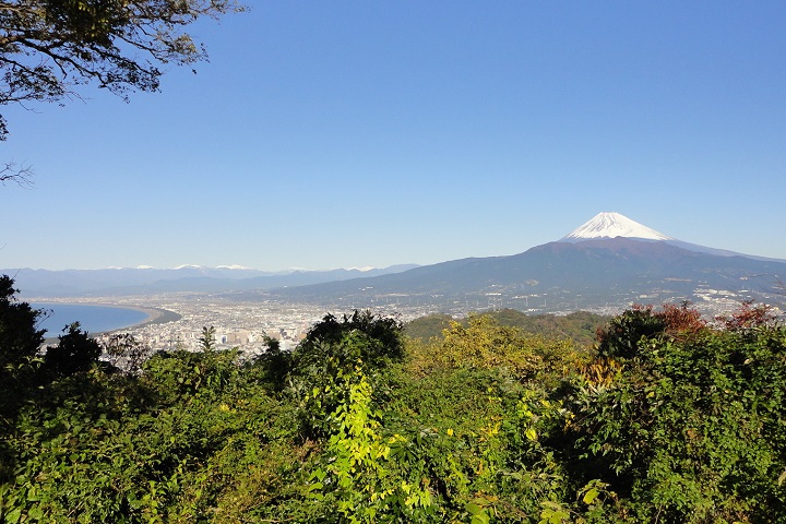 徳倉山から見た富士山・南アルプス