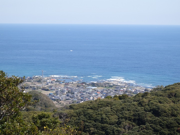 高塚山から見た太平洋