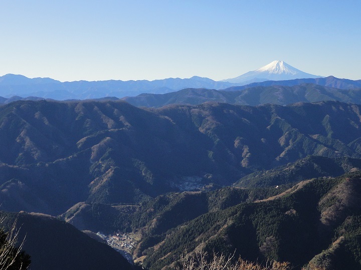 富士山方面の展望
