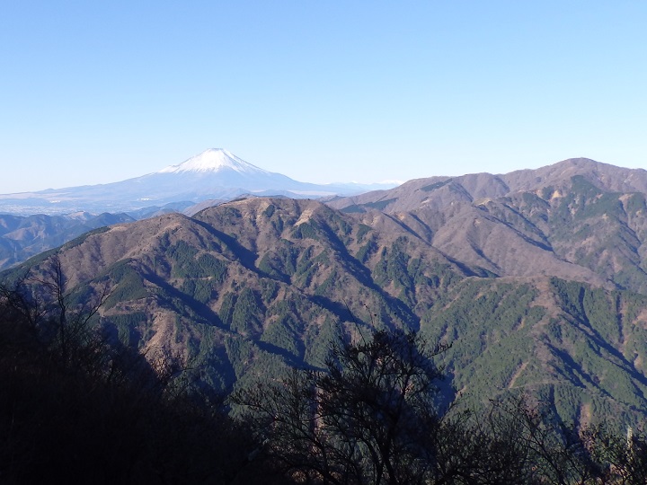 表尾根と富士山
